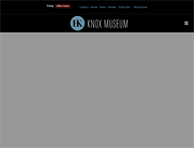 Tablet Screenshot of knoxmuseum.org